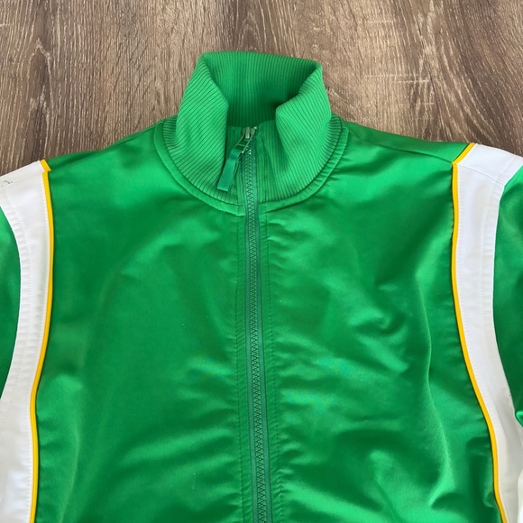 Bright Green Retro Full-Zip Track Jacket - Picture 2 of 11